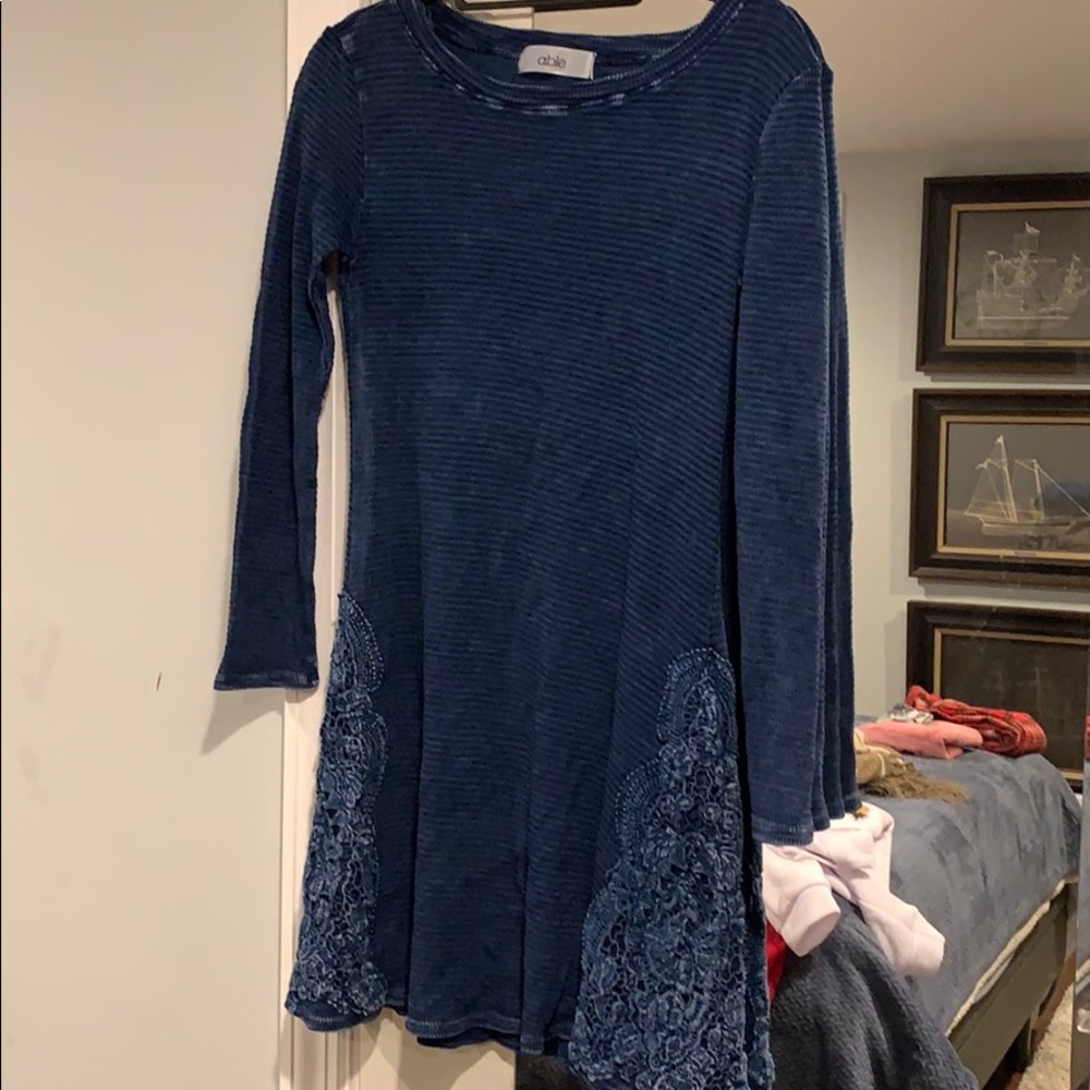 Blue dress